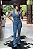 Conjunto Jeans Claro Calça & Colete Western Slim Ref. TR21 - Imagem 2