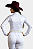 Body Camisa Cirrê Branco Diamond Texas Ranch Jeans Ref. TR225 - Imagem 2