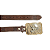 Cinto Marrom Country Fivela Quadrada Love Horse Ref. TR130 - Imagem 2