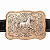 Cinto Caramelo Country Fivela Quadrada Love Horse Ref. TR131 - Imagem 3