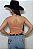 Blusinha Regata Nude com Bojo Bordada Longhorn Ref. TR25 - Imagem 2
