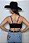 Cropped Black & White Crystal Texas Ranch Ref. TR108 - Imagem 2
