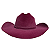 Chapéu Bordô Rainha Texas Ranch Ref. TR37 - Imagem 3
