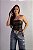 Corselet Marrom Escuro Couro Amarração Country Sessions Ref. TR20 - Imagem 1