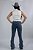 Colete Jeans Branco Silver Strass Country Sessions Ref. TR08 - Imagem 4