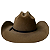 Chapéu Americano Castanho Básico Ref. TR38 - Imagem 3