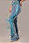 Calça Jeans Delavê Blue Franjas Strass Country Sessions Ref. TR277 - Imagem 2