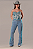 Calça Jeans Delavê Blue Franjas Strass Country Sessions Ref. TR277 - Imagem 4