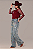 Blusinha Regata Canelada Bordô Bordada Country Sessions Ref. TR40 - Imagem 3