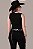 Blusinha Preta Regata Rendada Bordada Head Ox Ref. TR42 - Imagem 2