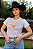 Camiseta Feminina Branca Bordada Let's Go Rodeo Ref. TR43 - Imagem 1