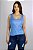 Blusinha Azul Regata Rendada Bordada Head Ox Ref. TR45 - Imagem 1