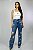 Calça Jeans Azul Wide Leg Western Design Ref. TR286 - Imagem 3