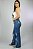 Calça Jeans Azul Wide Leg Western Design Ref. TR286 - Imagem 6