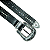 Cinto Preto Country Feminino All Strass Longhorn Ref. TR146 - Imagem 3