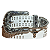 Cinto Branco Country Feminino All Strass Longhorn Ref. TR147 - Imagem 1