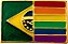 BOTTON - BANDEIRA BRASIL LGBT - Imagem 1