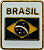 BOTTON - BRASIL / BRANCO - Imagem 1