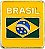 BOTTON - BRASIL / AMARELO - Imagem 1