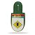DISTINTIVO DE BOLSO - EB 6º BIL - LATÃO OURO- COM COURINHO - Imagem 1