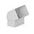 Joelho 60° Retangular Aquapluv Style Branco Tigre - Imagem 2