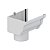 Bocal Circular Esquerdo Aquapluv Style Branco Tigre - Imagem 1