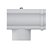Bocal Circular Esquerdo Aquapluv Style Branco Tigre - Imagem 2