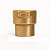 Conector Fêmea Bolsa X Rosca Bronze Sem Anel Eluma - Imagem 1