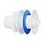 Válvula p/ Lavatório 7/8" x 7mm Aba 55MM PP Branco Blukit - Imagem 2