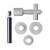 Kit Ferramenta p/ Válvula Descarga Hydra/Docol Blukit - Imagem 1