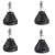 AMORTECEDOR VIBRAMATT EXTRA-MINI N 03 3/8" 4 UNIDADES - Imagem 1