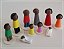 Bonecos para Constelação Familiar na água e na mesa com 10 peças - EVA - Família 3 - Imagem 5