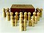 Bonecos em Madeira Peg Doll para Constelação Sistêmica - 20 peças - Imagem 3