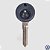 Chave Virgem Gol Voyage Saveiro Redonda Original Vw - Imagem 1