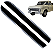 Calha De Chuva Com Friso Em Alumínio Pick Up Gm C10 E D10 - Imagem 1