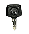 Chave Virgem Kombi Fusca Voyage Passat Variant - Imagem 2