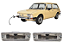 Par De Lanterna Pisca Cristal Vw Brasilia E Variant II - Imagem 1
