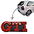 Emblema Vermelho Gol Gti De 1995 A 1998 - Imagem 1