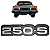 Emblema 250 S Traseiro Chevrolet Opala Caravan 1982 A 1990 - Imagem 1