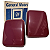 Par Capa Espelho Retrovisor Lateral A20 D20 Orig Gm Vermelho - Imagem 1