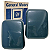 Par Capa Espelho Retrovisor Lateral A20 D20 Orig Gm Verde - Imagem 1