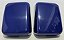 Par Capa Espelho Retrovisor Lateral A20 D20 Orig Gm Azul - Imagem 2