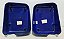 Par Capa Espelho Retrovisor Lateral A20 D20 Orig Gm Azul - Imagem 4