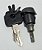 Cilindro Chave Porta Malas Preta Monza 82/96 Original Gm - Imagem 2