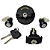 Kit Cilindros Porta Tampa Tanque Porta Luvas Chevette Orig - Imagem 1