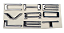 Emblema Chevrolet Veraneio Porta Malas, Tampa Traseira - Imagem 1