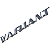Emblema Traseiro Mano escrito  Variant em metal - Imagem 2