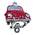 Decoração Parede Abridor Tampa Garrafa Vw Fusca Vermelho - Imagem 3