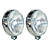 Farol Milha Auxiliar Universal para Adaptação Redondo Cromado 5 Polegadas - Imagem 1