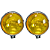 Par Farol De Milha Amarelo Off Road 90mm Redondo Universal 5 - Imagem 2